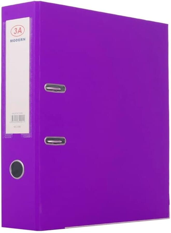 3A Classir File 8 cm Brecoin with Metal Machine 1 Piece - Mauve 556